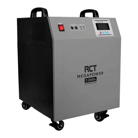 RCT MEGAPOWER 2KVA/2000W UPS INVERTER TROLLEY WITH 2 X 100AH BATTERIES  (Warranty Electronics- 1 year; Batteries 6 Month)